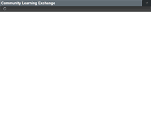 Tablet Screenshot of communitylearningexchange.org